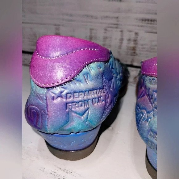 Colorful Women's Flats with Floral Design - Picture 6 of 7